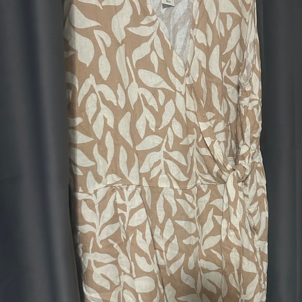 Sexy A New Day - Women's Linen Mini Jumpsuit - Size 3x - Picture 3 of 4